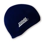 Zoggs Deluxe stretch Spandex swimming cap - (Colour: Navy)