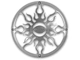 Audiobahn Flame Grille AFG10 - Car woofer grille - polished aluminum - aluminum