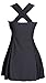 Women's Elegant Crossover Bathing suit Plus Size Swimdress One Piece Swimsuit