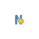 Trudi 81614 - Buchstabe Nautilus N
