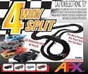 AFX 4 way Split Set Slot Car