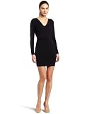 BCBGeneration Womens Back Cutout Detail Dress, Black, Small