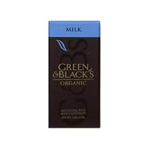 Green & Black's Organic Milk Chocolate Bar, 34% Cocoa, 3.5-Ounce Bars (Pack of 10)