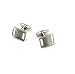 Marlon Brushed Silver Cufflinks
