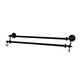 American Bath Factory F4-3040-OBF4-3040 Double Towel Bar with Robe Hooks in Old World... by American Bath Factory
