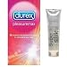Durex Pleasuremax Condoms - Ribbed & Dotted for Maximum Stimulation - 12 Pack Plus 100ml Super Slik Water Based Condom Safe intimate lubricant