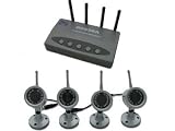 Review Spy Camera CCTV  / 4 x Wireless Infrared Day/Night Vision Security CCTV Camera System with Quad Processor Pack - With Spy Camera CCTV's 12 month warranty & Free support!