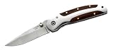 Eigenschaften Herbertz  / Herbertz Einhandmesser, AISI 420, Edelstahl-Heft, Pakkaholz-Einlagen, Heftlänge 9 cm