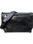 Scully Expandable Leather Messenger Bag Briefcase Black