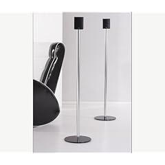 2 er Set Lautsprecherst�nder Boxenst�nder Boxen Rack Surround 108 cm Schwarzglas