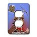 Londons Times Funny Panel Hollywood Cartoons - Heston Guns N Moses - Light Switch Cov...