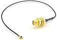 2X U.FL Mini PCI to RP-SMA Pigtail Antenna WiFi Cable