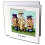 Londons Times Health and Vanity Trends Cartoons - Mr Potato Head Executioner - Greeting Cards-12 Greeting Cards with envelopes