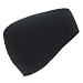BLACK SOFT FLEECE HEADBAND EAR WARMER WRAP