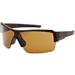 Fox Racing The Duncan Sport Men's Sportswear Sunglasses w/ Free B&F Heart Sticker Bundle - Matte Rootbeer/Bronze