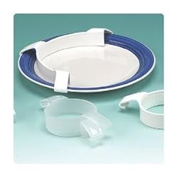 Ableware 745260002 White Plastic Food Bumper