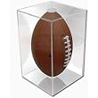 BallQube Football Display Holder - Sports Memoriablia Display Case - Sportscards Collecting Supplies