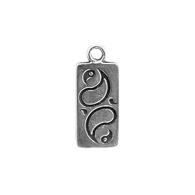 Act Without Doing, Zen Pewter Pendant