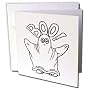 Halloween - Haloween Ghost - Greeting Cards-6 Greeting Cards with envelopes
