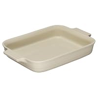 Le Creuset 4.6 Quart Medium Ribbed Rim Stoneware Mixing Bowl, White