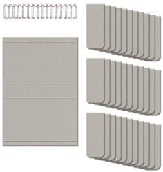 Bulk Buy: We R Memory Keepers (2-Pack) Cinch Perpetual Calendar Kit 8.75'X9.25' Covers, Pages & Wire 62361