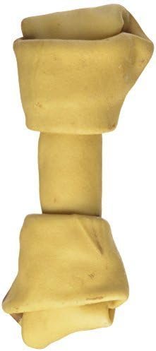 The Rawhide Express Peanut Butter Knotted Bone Dog Chew, 8 by 9-Inch by The Lennox Intl