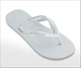 Havaianas Flip Flops Slippers * Top -- Metallic White * 09 Collection !!