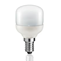 E14 Energiesparlampe in kompakter Birnenform von parlat (warm-wei&szlig;, matt, 230 Volt AC, super mini, Ersatz f&uuml;r 30 Watt Gl&uuml;hlampe, Leuchtmittel, ESL, Kompaktleuchtstofflampe, Globeform, Bulb, 230V)