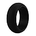 (Price/10 Pcs) GOGO Premium Man's Silicone Wedding Rings - 9 mm Wide(3 mm Thick) Flexible Wedding Bands - Great for Sports or Outdoors