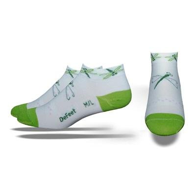 DeFeet Women's Speede Dragonfly Cycling/Running Socks - SPDDRF