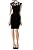 Viwenni Damen Vorne Ohne arm Bodycon Spitzen Pencil Kleid Schwarz EU Gr.S-XXL