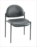 Stackable Armless Chair - Durable and Functional (Gray) (31.5H x 23.5W x 19.75D)