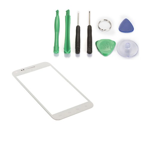 Outer Screen glass lens For SAMSUNG Galaxy S2 Epic 4G D710 White + Free tools