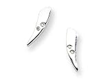 White Ice(tm) Sterling Silver Diamond Earrings