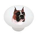 Boxer Decorative High Gloss Ceramic Drawer Knob