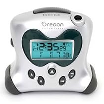 Oregon Scientific RM313PNA Self-Setting Projection Clock, Silver