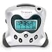Electronics : Oregon Scientific Atomic Project Clock with Inside Temperature - Silver