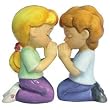 Mwah! Praying Magnetic Salt and Pepper Shakers