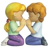 Mwah! Praying Magnetic Salt and Pepper Shakers