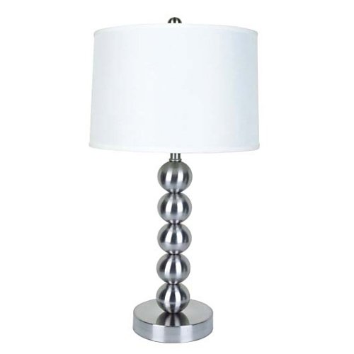 Ore International 29 Metal Table Lamp - Satin 