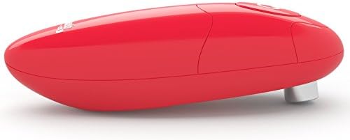 KitchenPalz Smooth Edge Automatic Electric Can Opener - Compact & Cordless (Red) with FREE eBook