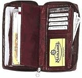 Quality Leather Ladies Wallet with check book cover style - 653cf