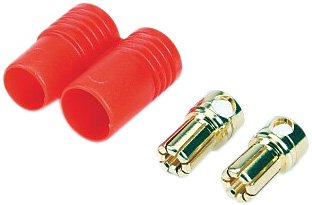 Graupner 2968.SET - Hochstromstecker G6 (2) mit Verpolungssch