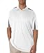 High Quality Adult Cool N Dry Sport Moisture Management Polo Shirt - White/Grey