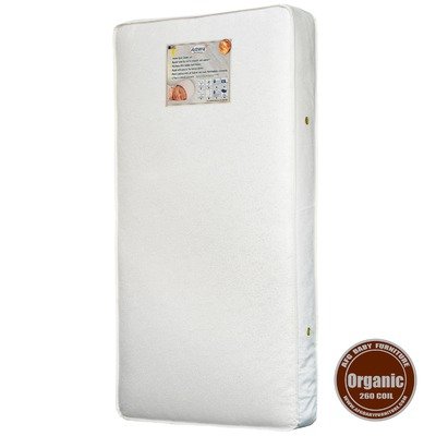 Click To AFG 260 Coil ORGANIC 2-in-1 Crib Mattress Details... AFG 260 Coil ORGANIC 2-in-1 Crib Mattress
