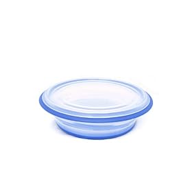 FoldTuk 4 Cup Round Collapsible Bakeware and Storage Container, Blue by FoldTuk Kitchenware
