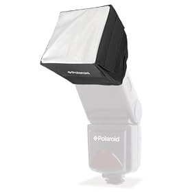 Polaroid Mini Universal Studio Soft Box Flash Diffuser (3.5 x 3.5 Screen) For The Olympus FL-36, FL-36R, FL50 Electronic Flahes