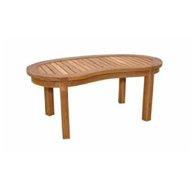 TB004KT Kidney Curved Table