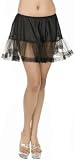 Black Sexy Adult Lace Petticoat Slip Womens Plus Size