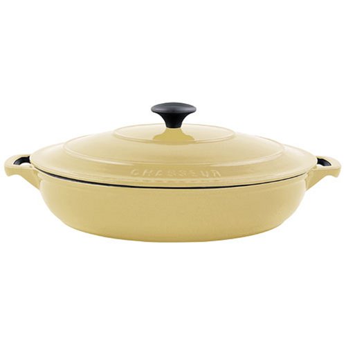 French Home Creme 2.5 Quart Fait Tout Braiser Casserole